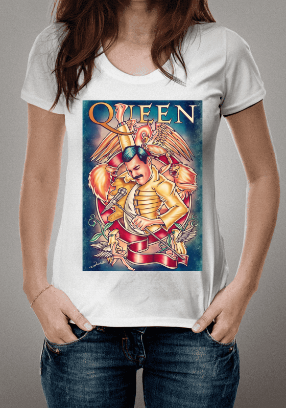 CAMISA QUEEN LEGEND