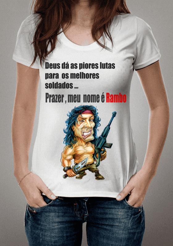 Nome do produto: camisa Rambo 