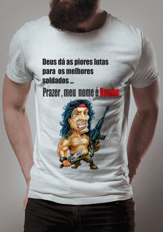 Nome do produto  camisa Rambo 