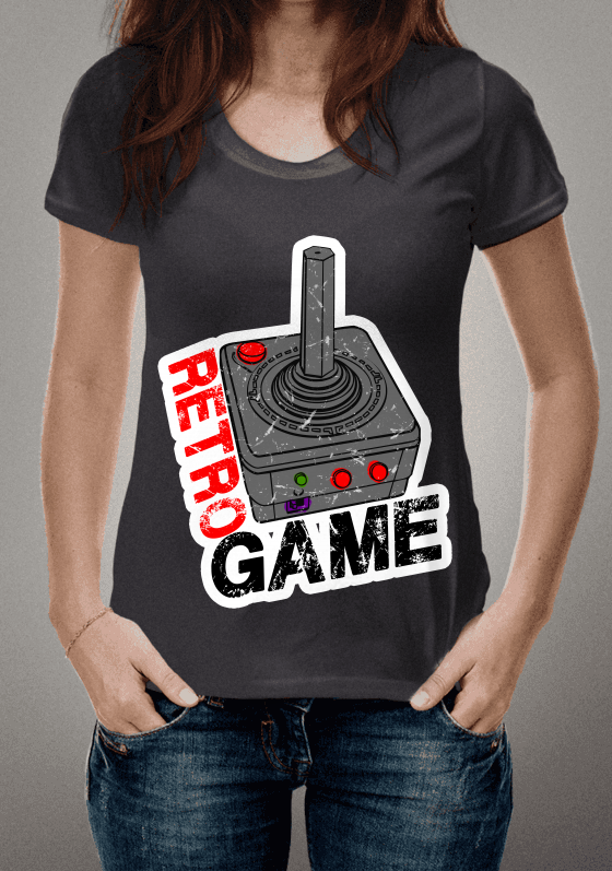 Nome do produto  Camisa Retro Game!