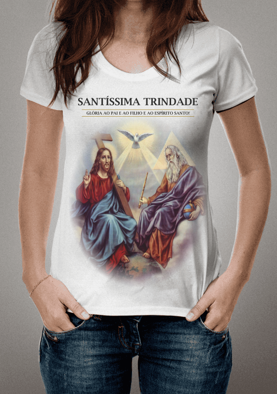 Nome do produto  Camisa Santissima Trindade