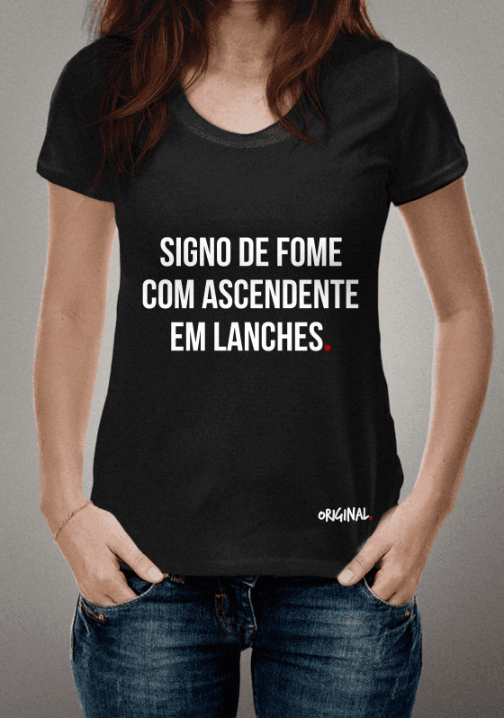 Nome do produto  Camisa Signo de Fome