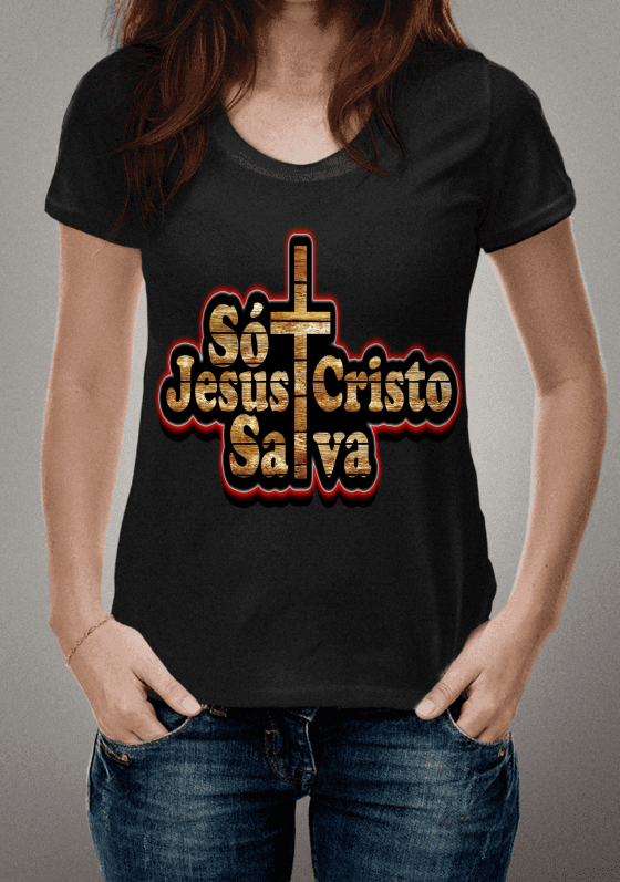 Nome do produto  CAMISA SÓ JESUS CRISTO SALVA