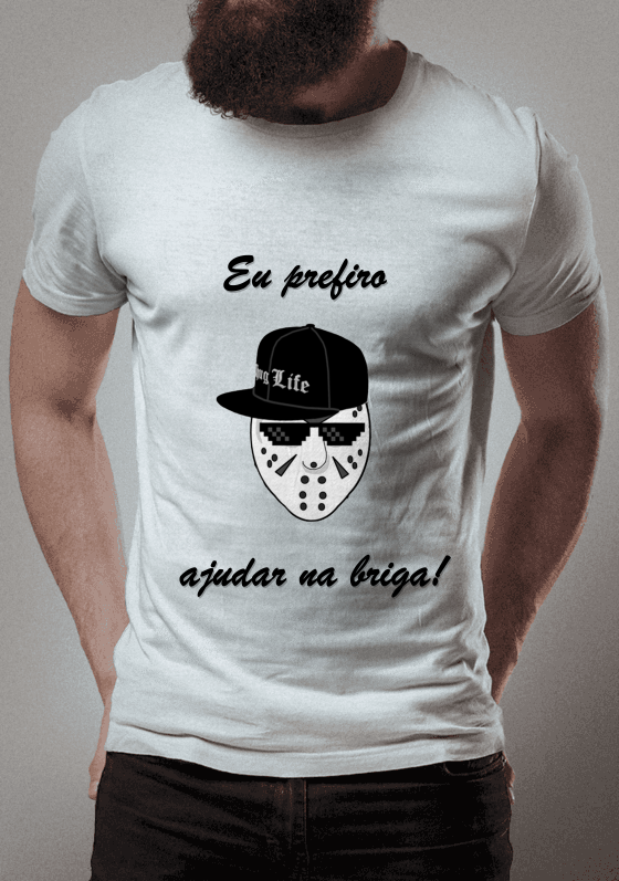 CAMISA SOBERANOS SPFC - PREFIRO AJUDAR NA BRIGA