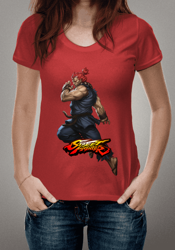 Camisa Street Fighter Akumanerd1