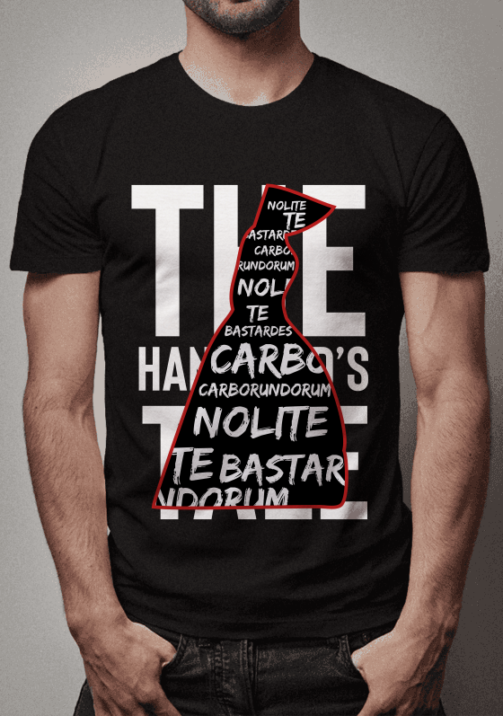 Camisa The Handmaid's Tale (Nolite te bastardes carborundorum)