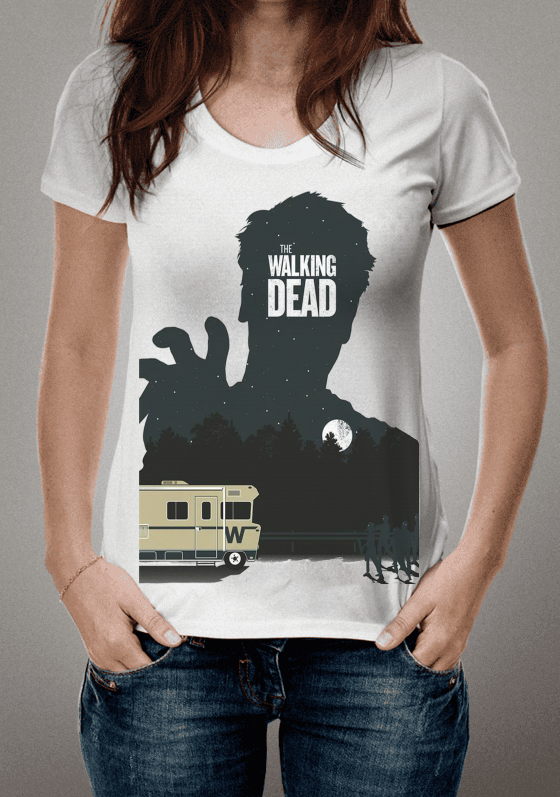 Nome do produto  Camisa The Walking Dead