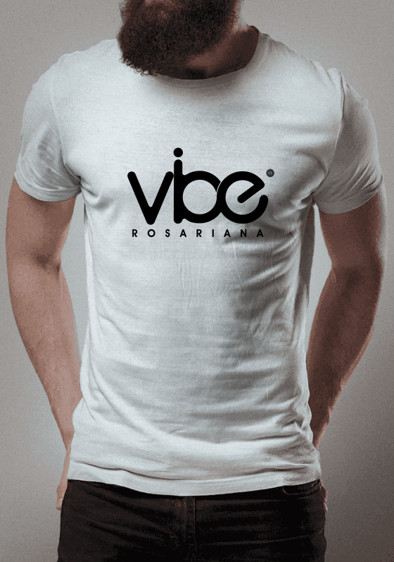 Nome do produto  Camisa Vibe Rosariana (Branca)