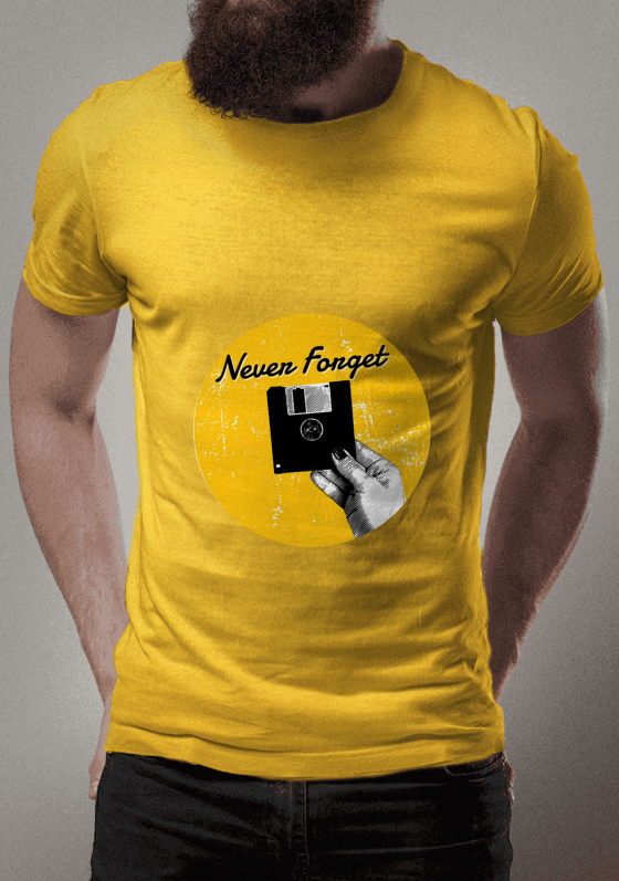 Nome do produto  Camisa Vintage Disquete