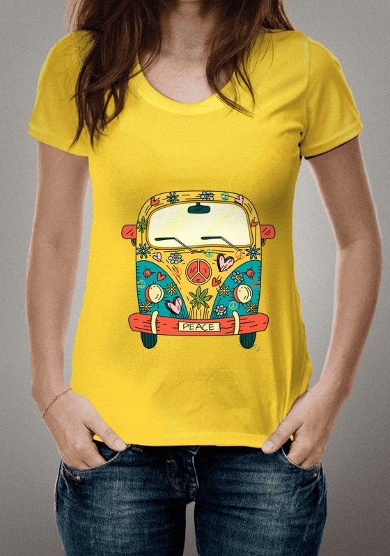Nome do produto  Camisa Vintage Kombi anos 60