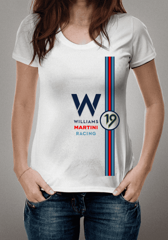 Nome do produto  Camisa Williams Martini Racing - Formula 1