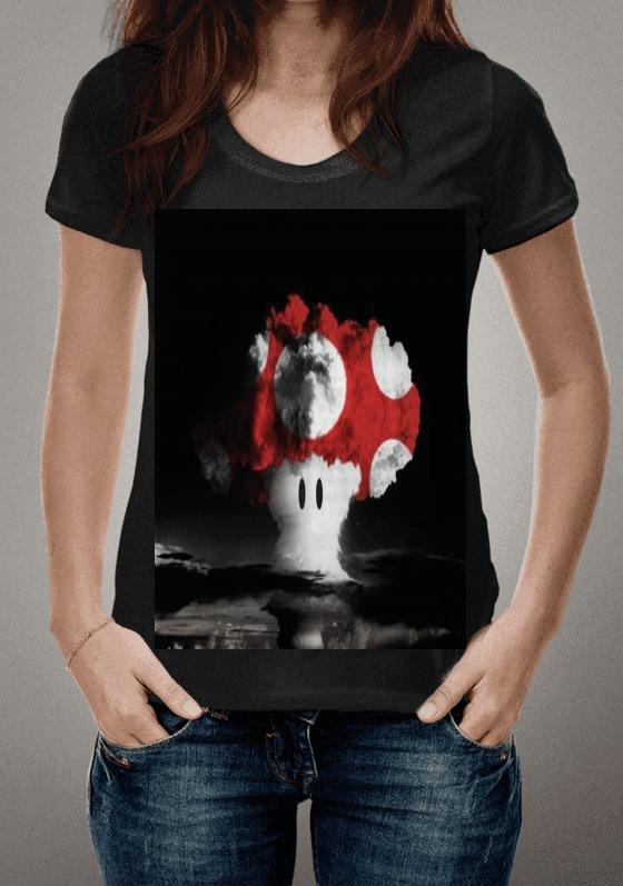 Nome do produto  Camiseta - Cogumelo 