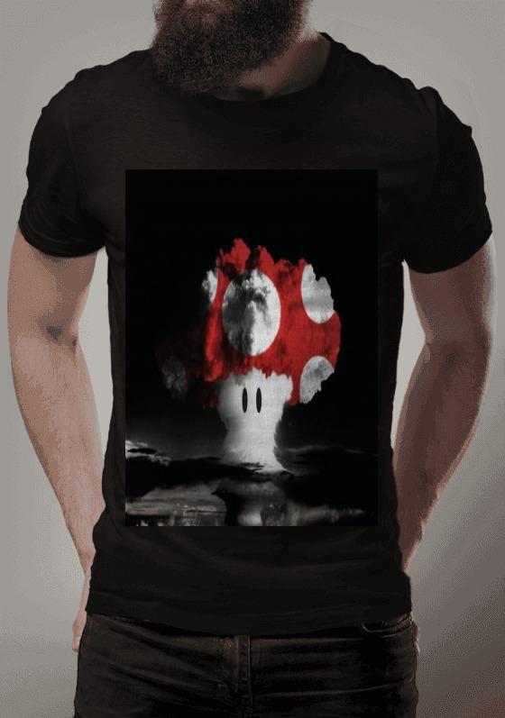 Nome do produto  Camiseta - Cogumelo 