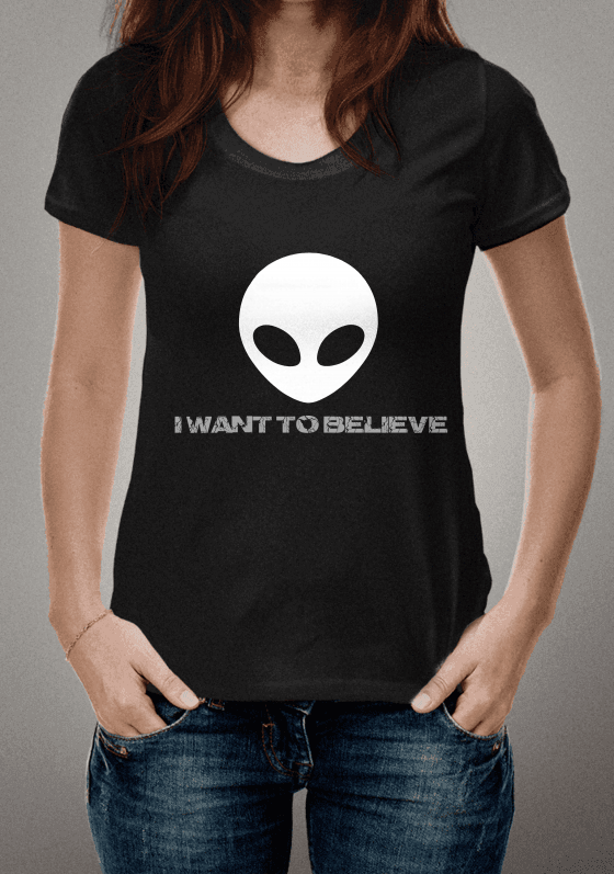 Camiseta - Eu quero acreditar III