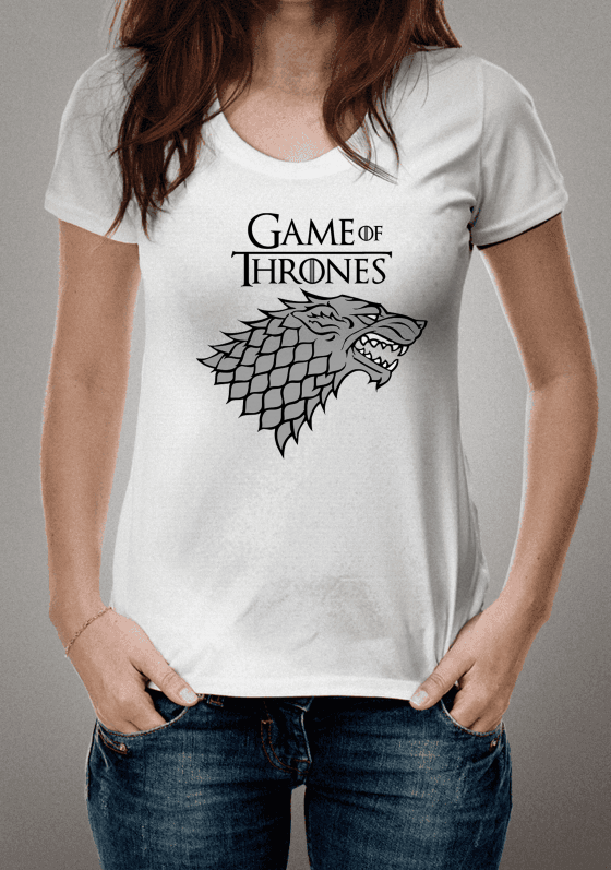 Nome do produto  CAMISETA - HOUSE STARK