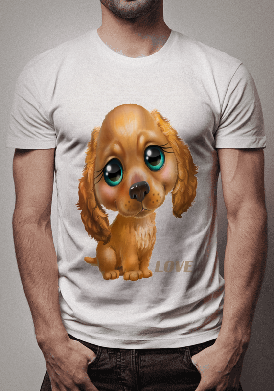 Nome do produto  Camiseta - I love dogs