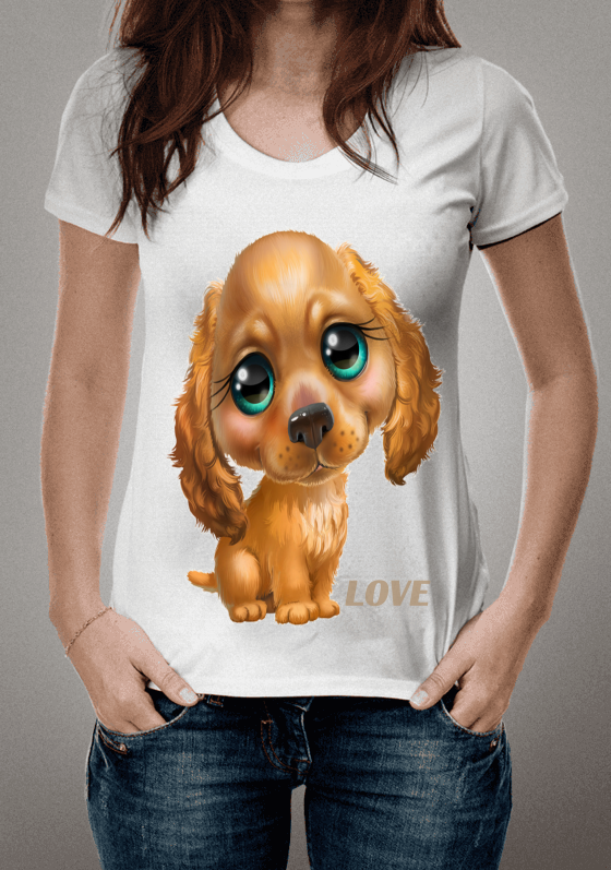 Nome do produto  Camiseta - I love dogs