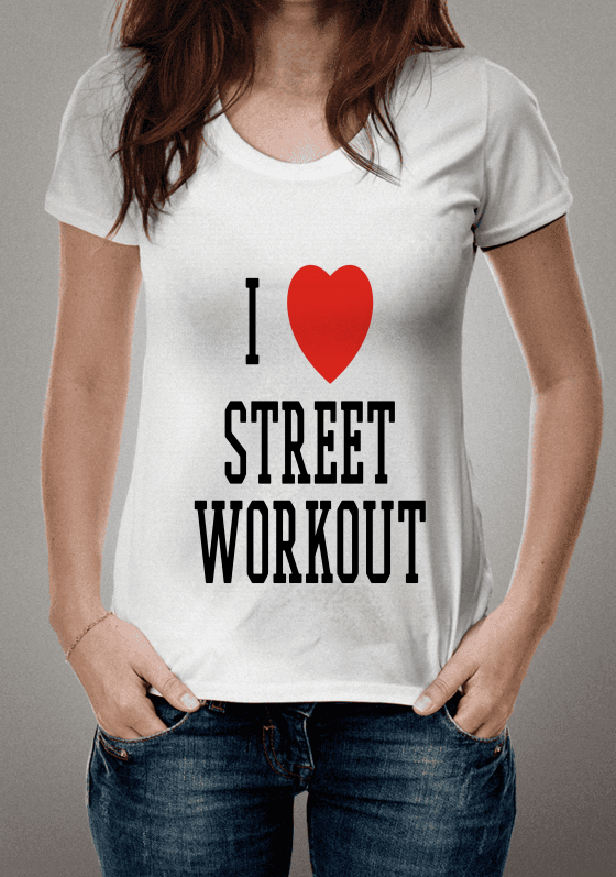 Nome do produto  Camiseta - I love Street Workout