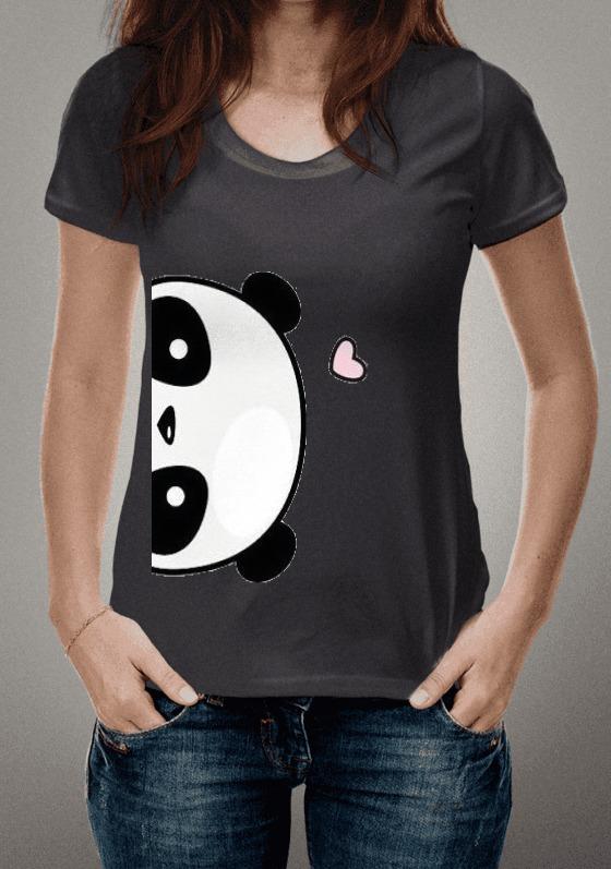 Nome do produto  Camiseta - Panda