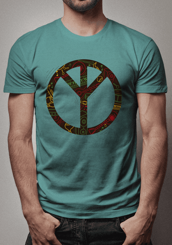 Nome do produto  CAMISETA - PAZ E AMOR 001