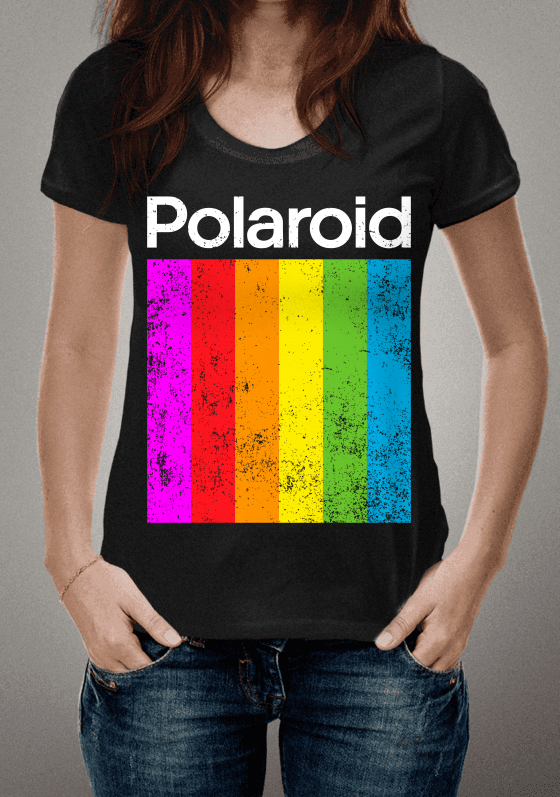 Camiseta - Polaroid (Grunge)