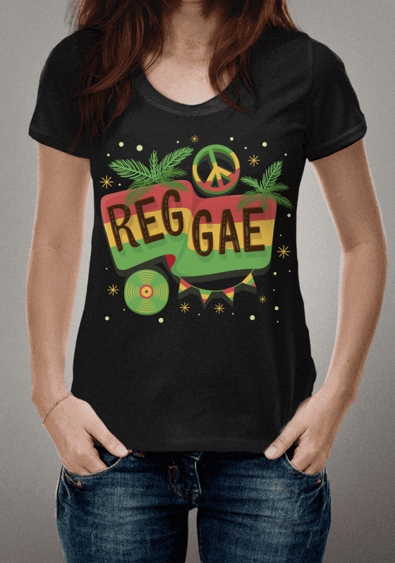 Nome do produto  CAMISETA - REGGAE 001