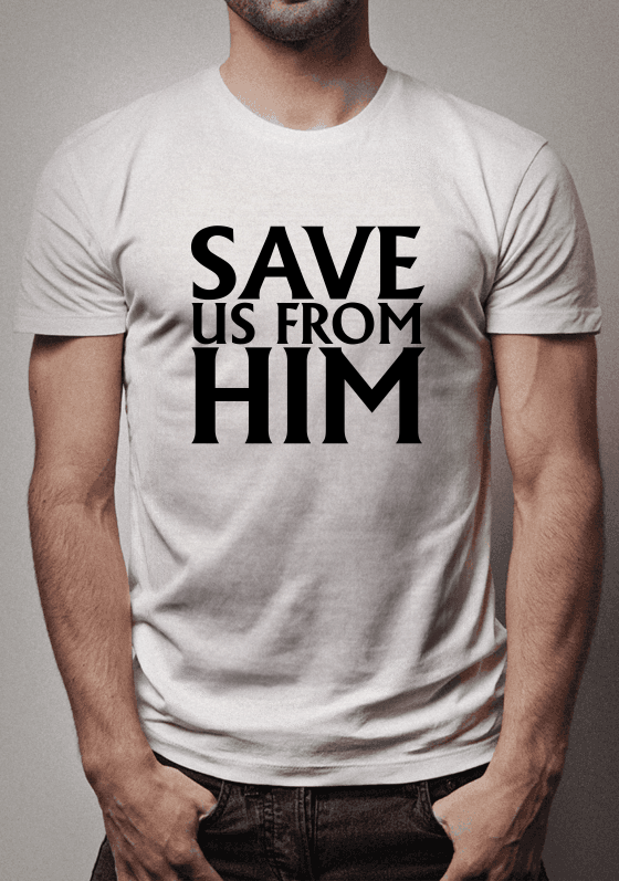 Camiseta - Save Us From Him (Gorillaz)