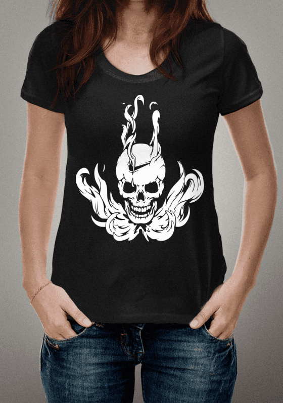 Camiseta - skull