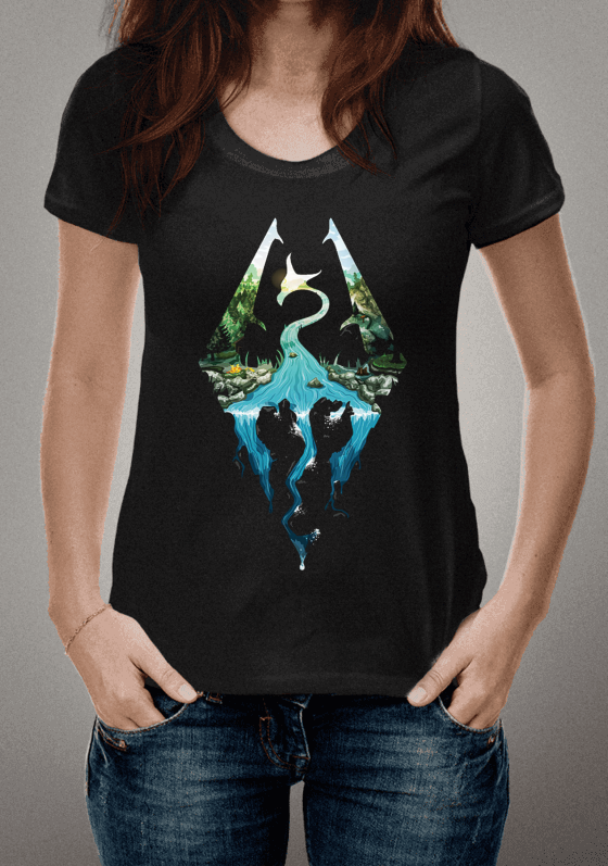 Camiseta - Skyrim