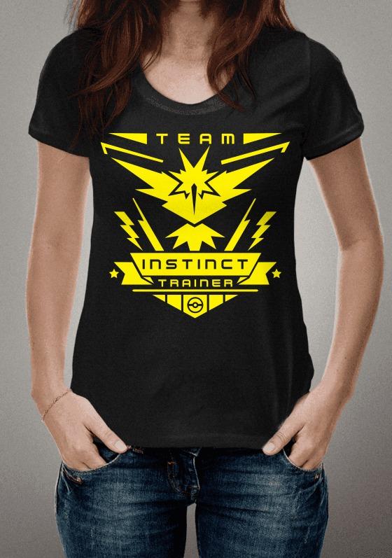 Camiseta - Team Instinct - Pokémon GO