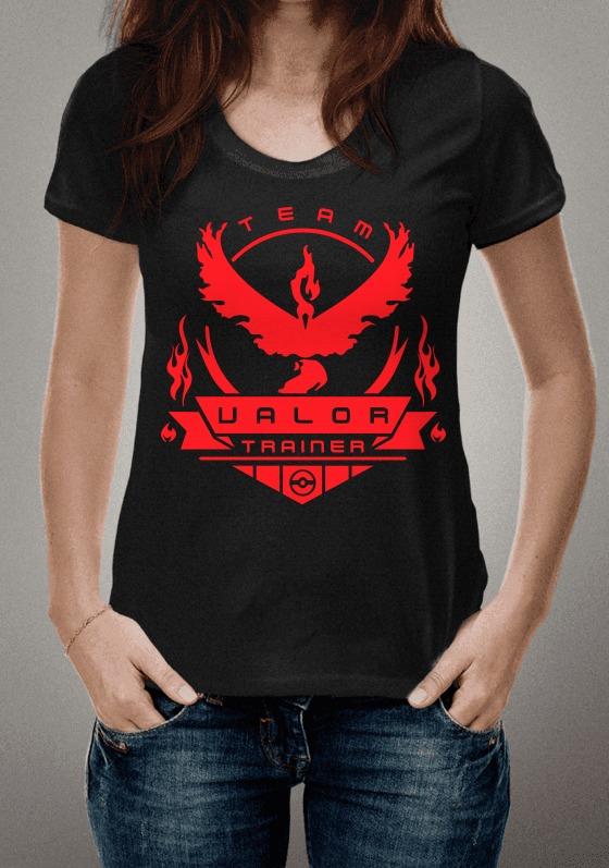 Camiseta - Team Valor - Pokémon GO
