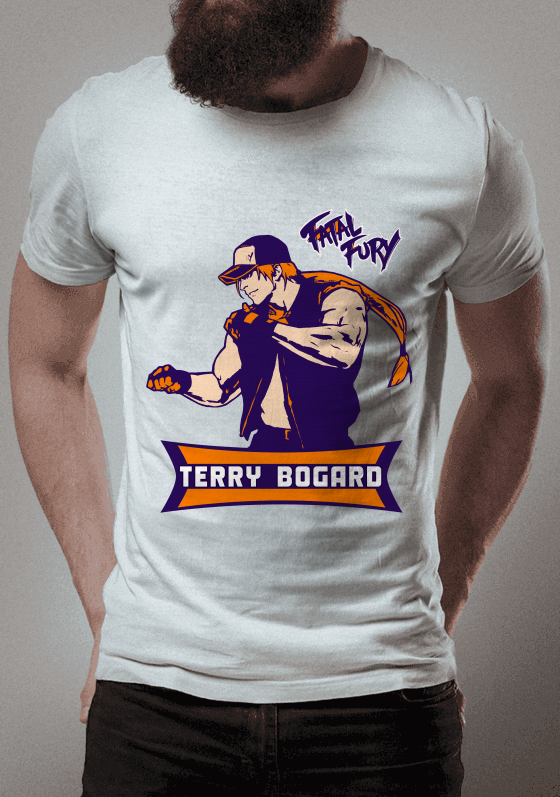 Nome do produto  Camiseta - Terry Bogard