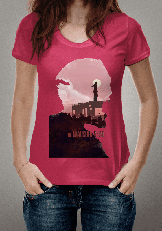 Nome do produto  CAMISETA - ZUMBI TWD