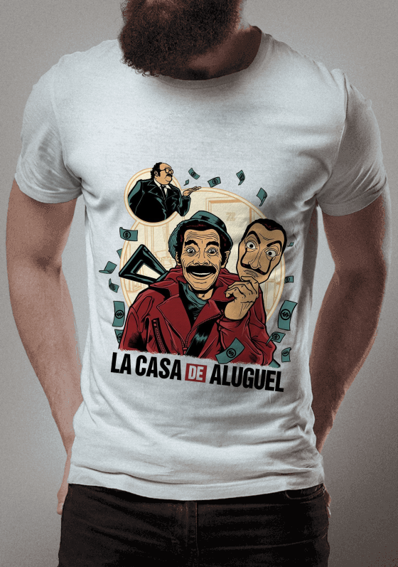 Camiseta | Estampa | La casa de Aluguel