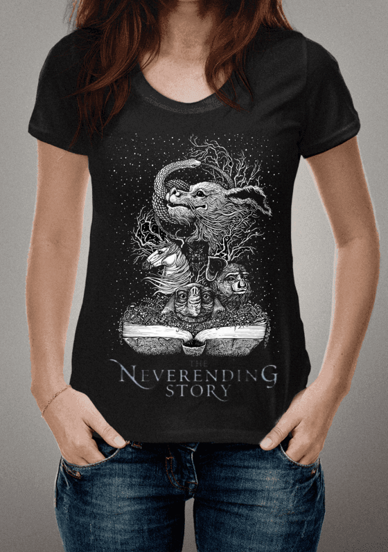 CAMISETA A HISTÓRIA SEM FIM
