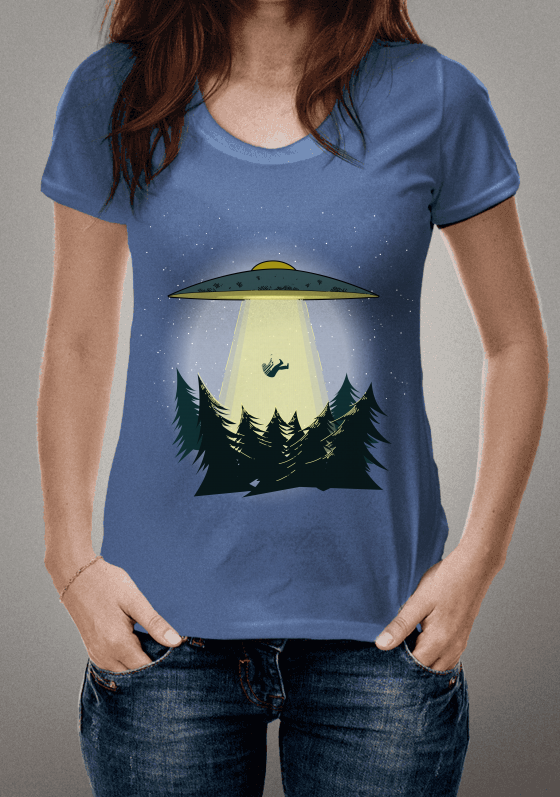 Nome do produto  Camiseta abdução