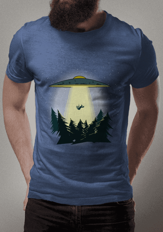 Nome do produto  Camiseta abdução