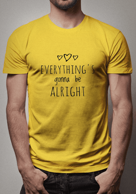 Nome do produto  CAMISETA ´´EVERYTHING´S GONNA BE ALRIGHT´´ SALMON