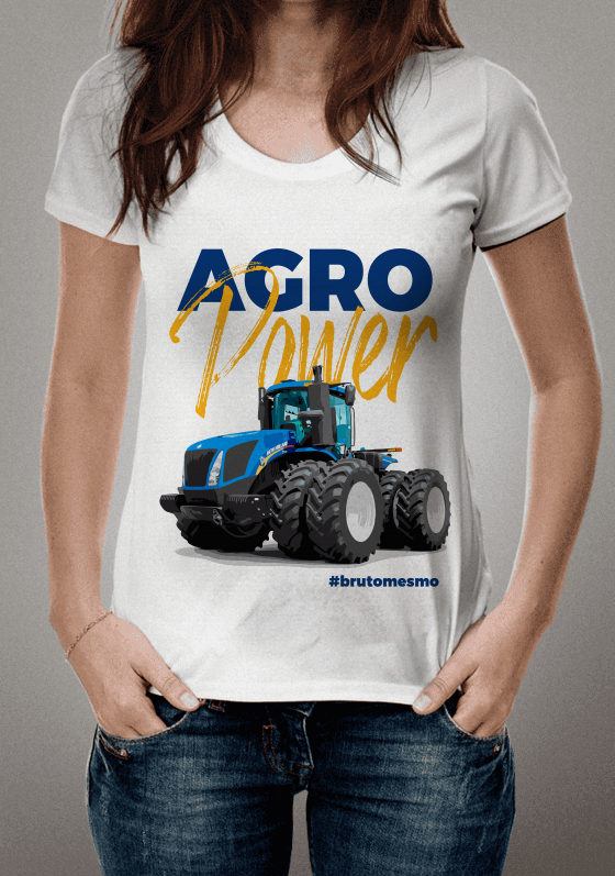 Nome do produto  Camiseta Agro Power Masculina
