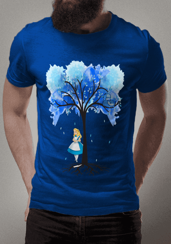 Nome do produto  Camiseta Alice no Pais das Maravilhas