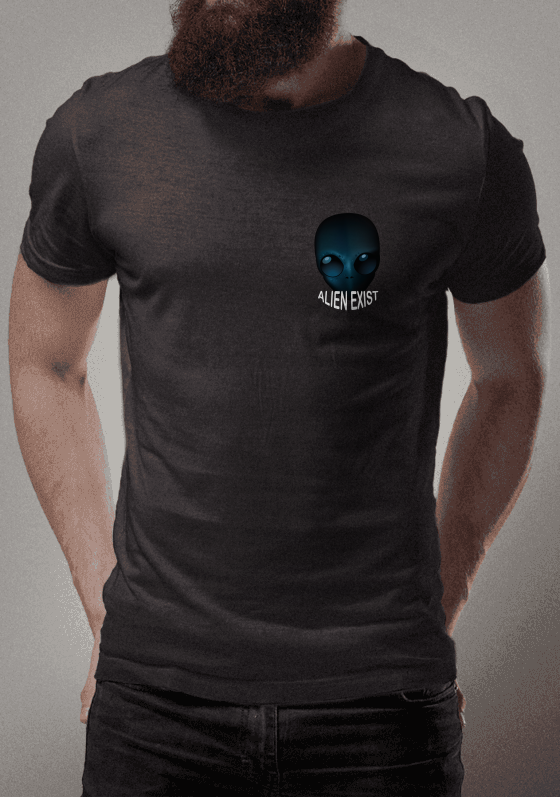 Nome do produto  Camiseta Alien Exist