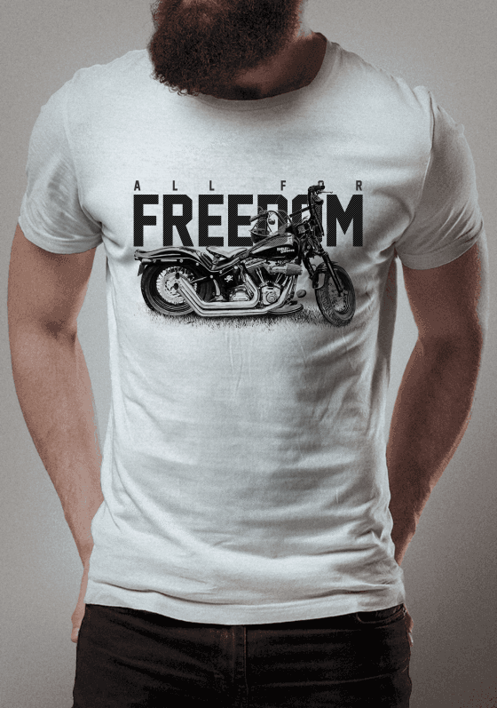 Nome do produto  Camiseta All For Freedom Branca