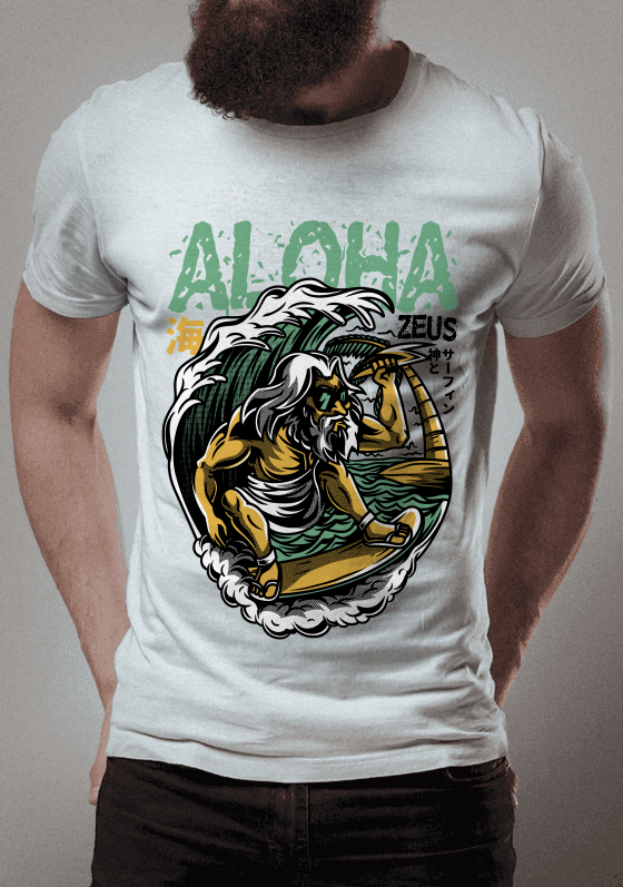 Nome do produto  Camiseta ALOHA ZEUS