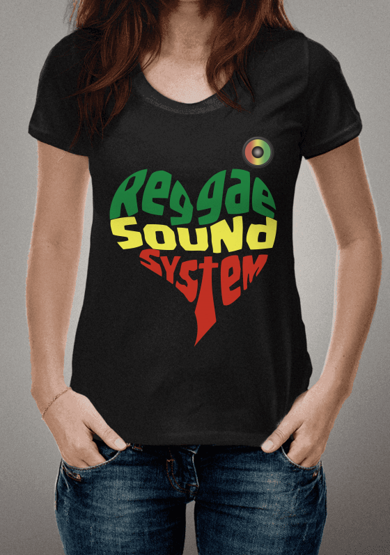 Nome do produto  Camiseta Amo Reggae Sound System