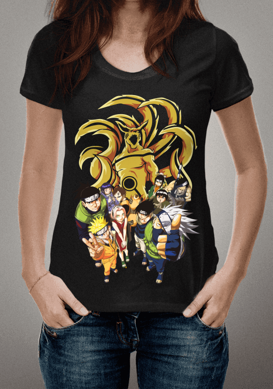 Camiseta Anime Naruto - Kurama