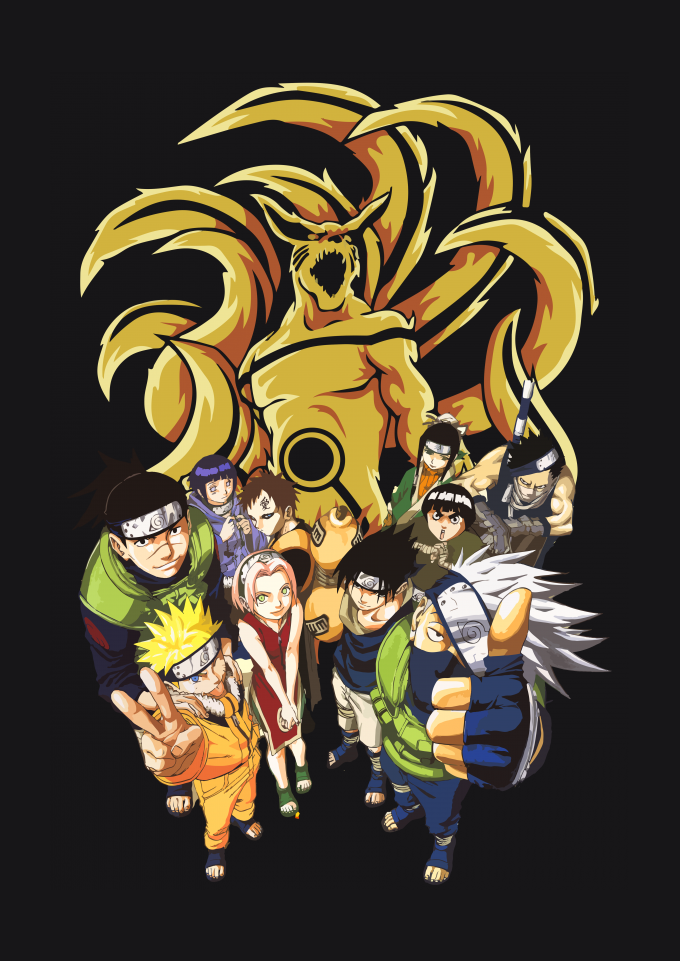 camisas anime naruto