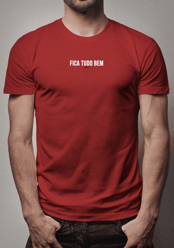 Camiseta Anitta - Frase da música Fica Tudo Bem
