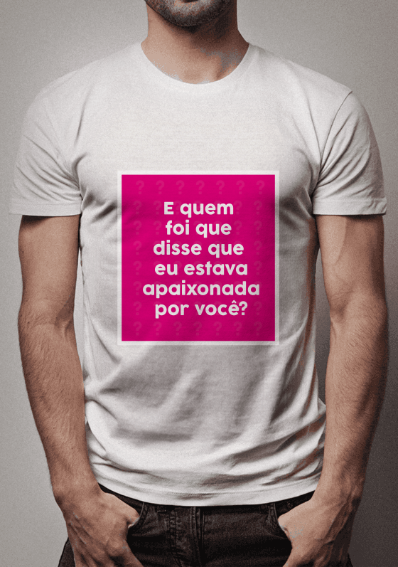 Camiseta Anitta - frase da música Meiga e Abusada