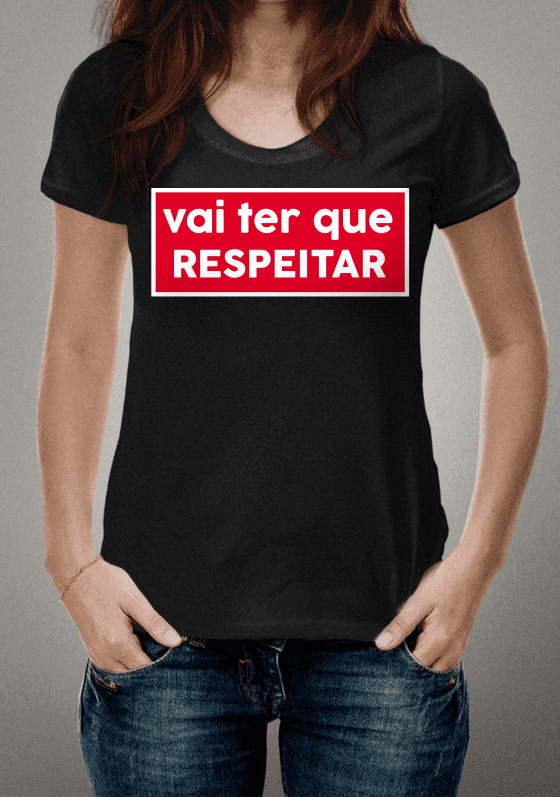 Camiseta Anitta - Frase da Música Não Para