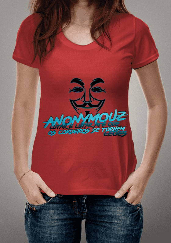 Nome do produto  Camiseta Anonymous